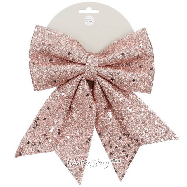 Бант для декора Feira 24*20 см розовый Edelman