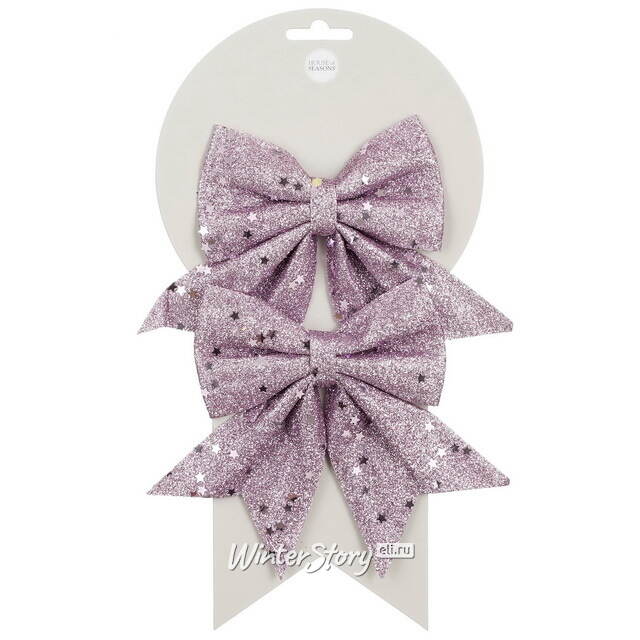 Бант для декора Feira 13*12 см лиловый, 2 шт Edelman