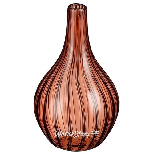 Стеклянная ваза Amante: Kelvin 14 см оранж Edelman