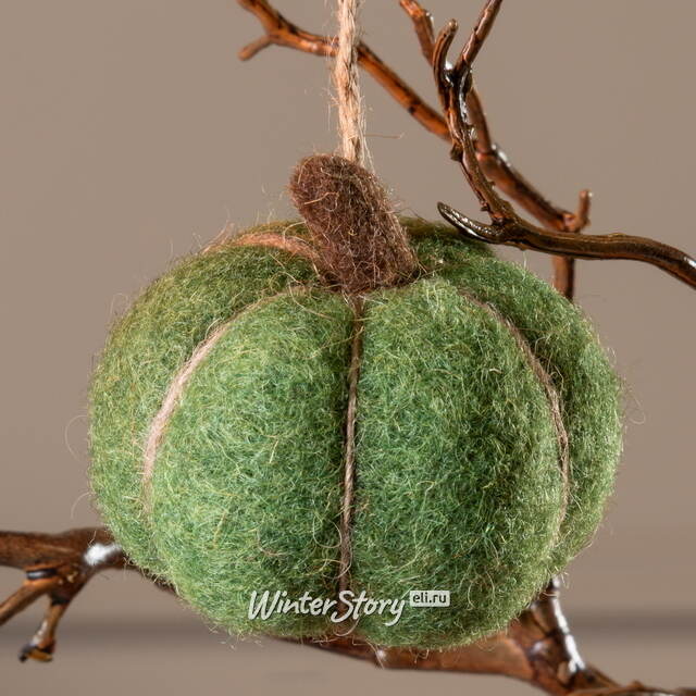 Набор елочных игрушек Тыковки 7 см, 4 шт, подвеска Edelman