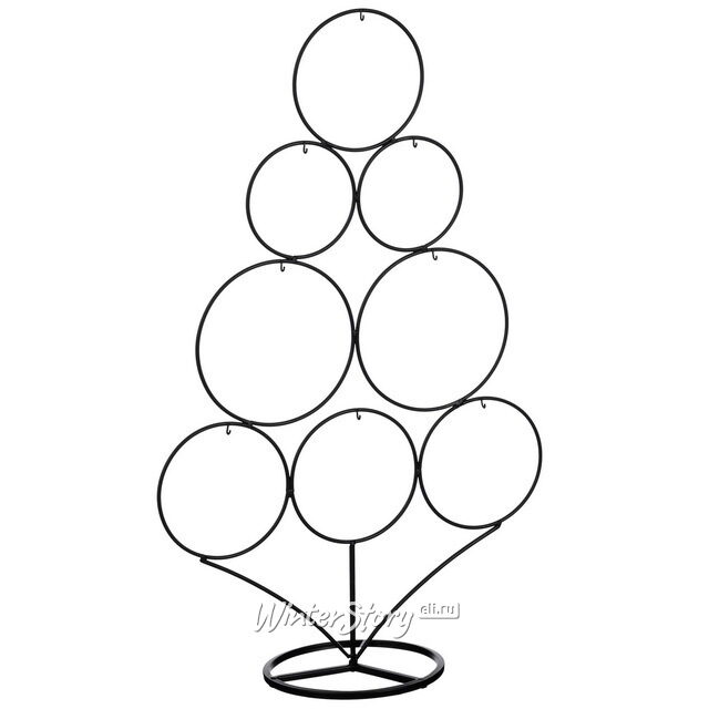 Декоративная елка из металла Misteria Black 58 см Edelman