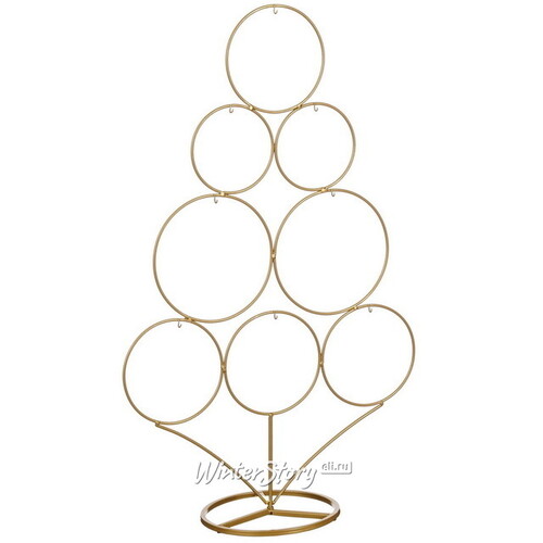 Декоративная елка из металла Misteria Gold 58 см Edelman