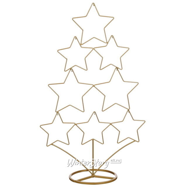 Декоративная елка из металла Stella Gold 58 см Edelman
