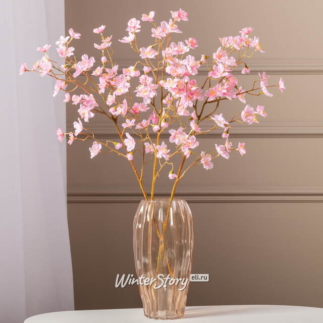 Искусственная ветка Вишня Балкаре 75 см розовая Edelman (Эдельман)