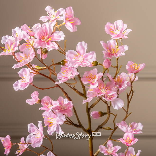 Искусственная ветка Вишня Балкаре 75 см розовая Edelman (Эдельман)