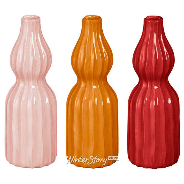 Набор керамических ваз Syracuse 20 см, 3 шт Edelman