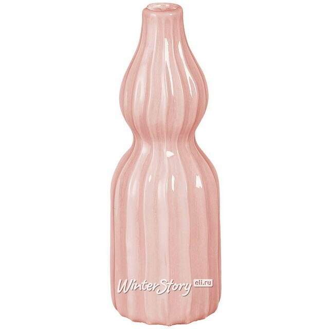 Керамическая ваза Syracuse 20 см розовая Edelman