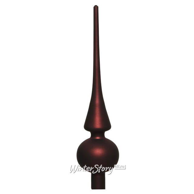 Верхушка Royal Classic 26 см каштановая матовая Kaemingk (Кейминг)