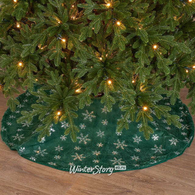 Юбка для елки Magic Snowfall 120 см зеленая Edelman