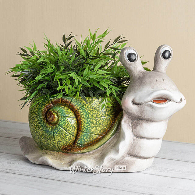 Садовое кашпо Улитка Лумми 38 см Edelman