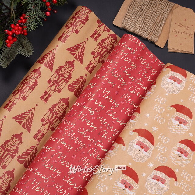 Набор для упаковки подарков New Year Holidays: Christmas Mood Edelman