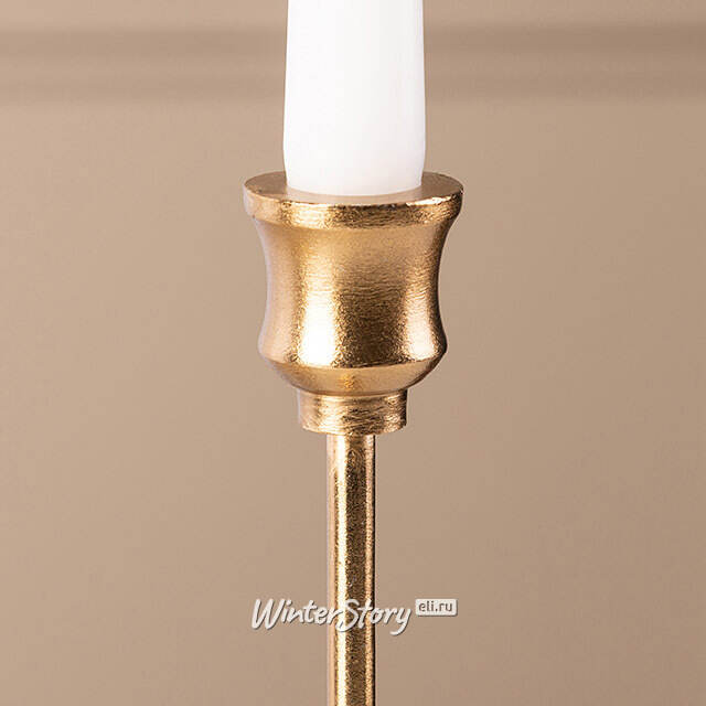 Металлический подсвечник на 1 свечу Empire Feu 24 см Edelman