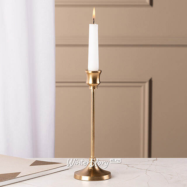 Металлический подсвечник на 1 свечу Empire Feu 24 см Edelman