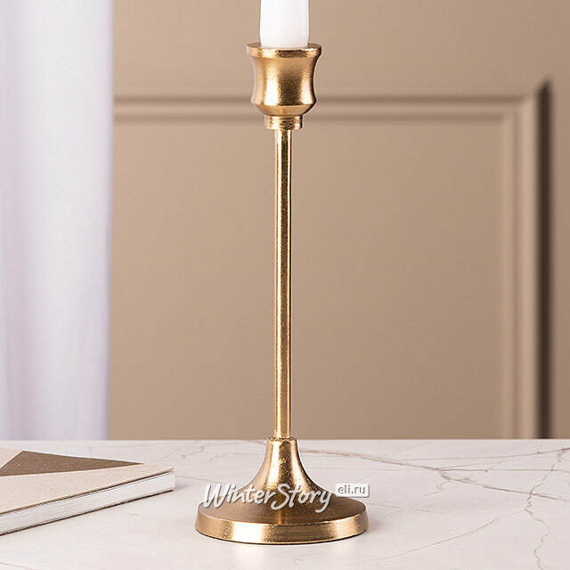 Металлический подсвечник на 1 свечу Empire Feu 24 см Edelman