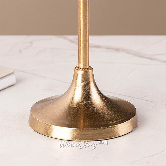 Металлический подсвечник на 1 свечу Empire Feu 24 см Edelman