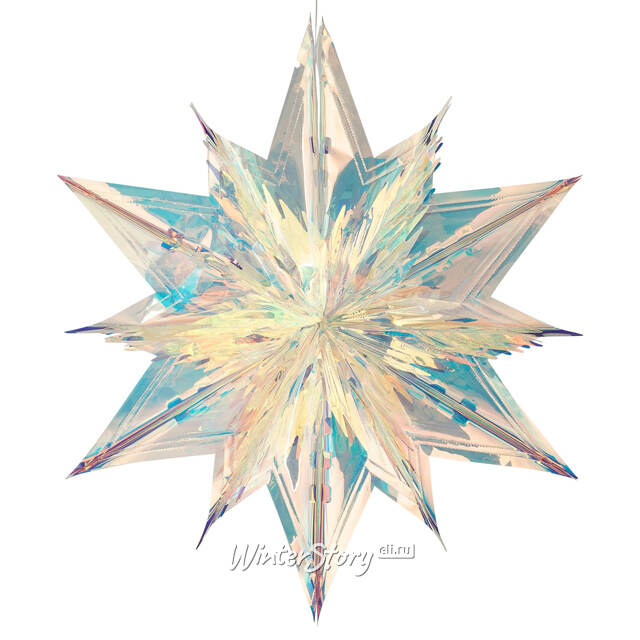 Подвесная звезда из фольги Atessa - Rainbow 90 см  Edelman