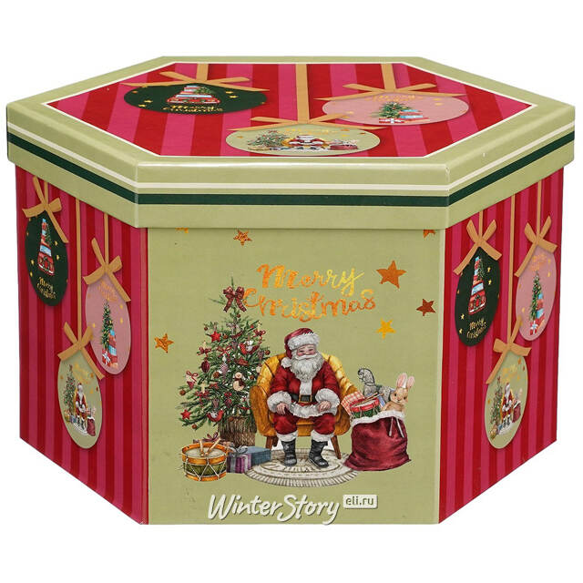 Набор елочных шаров Present: Merry Christmas 8 см, 14 шт Edelman