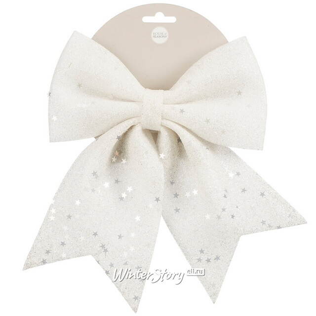 Бант для декора Feira 24*20 см белый Edelman