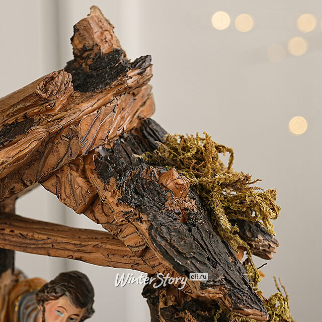 Рождественский вертеп Дева Мария убаюкивает младенца Иисуса 21 см Edelman