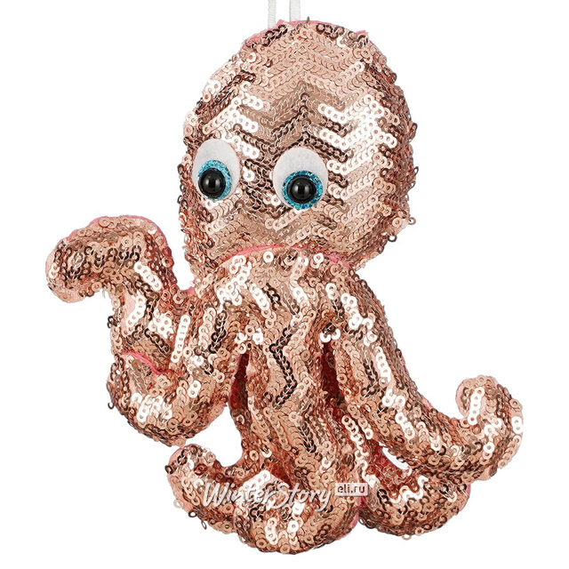 Елочная игрушка Осьминог - Ecailles de Mer 16 см, подвеска Edelman