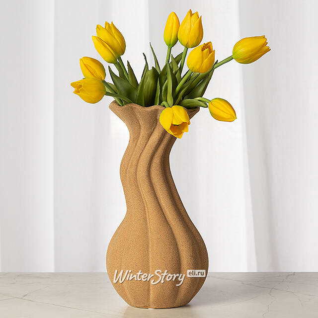 Керамическая ваза Douceur Caramel 27 см Edelman