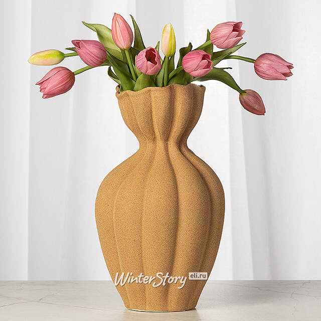 Керамическая ваза Douceur Caramel 30 см Edelman