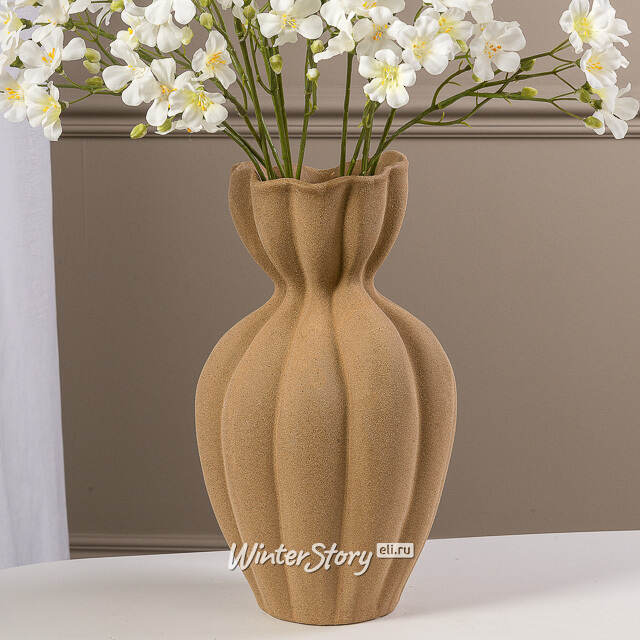 Керамическая ваза Douceur Caramel 30 см Edelman