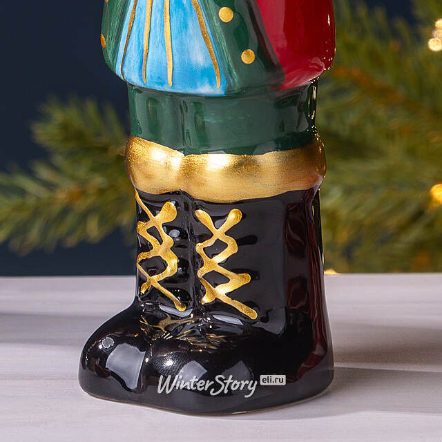 Набор декоративных подсвечников Щелкунчики 18 см, 2 шт Edelman