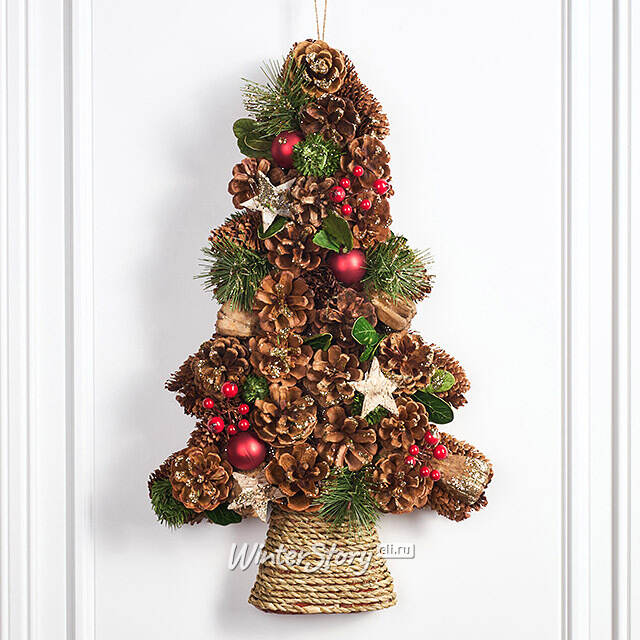 Декоративная елка из шишек Звездный Лес 44 см Edelman