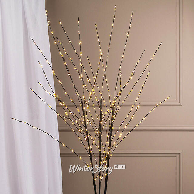 Набор светящихся веток Luminoso Bosque 100 см, 480 теплых белых LED ламп, 3 шт, таймер, IP44 Edelman