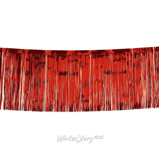 Новогодний Дождик Decoration 300*30 см красный Edelman