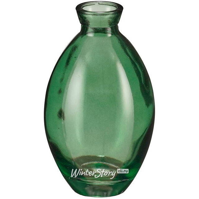 Ваза-бутылка для цветов Altivole - Lives 12 см зеленая Edelman