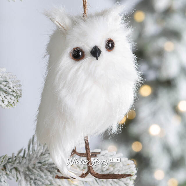 Елочная игрушка Сова Тесси 12 см Edelman