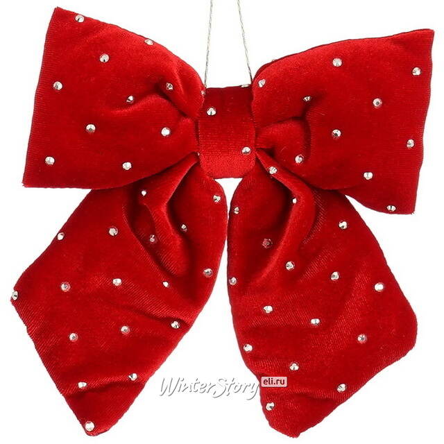 Бант для декора Bomont - Crystal Elegant 17*15 см алый Edelman