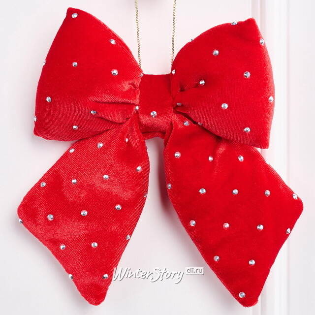 Бант для декора Bomont - Crystal Elegant 17*15 см алый Edelman