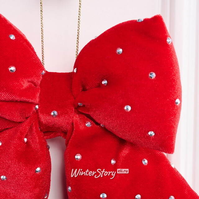 Бант для декора Bomont - Crystal Elegant 17*15 см алый Edelman