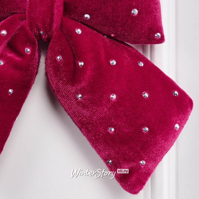 Бант для декора Bomont - Crystal Elegant 17*15 см бордовый Edelman