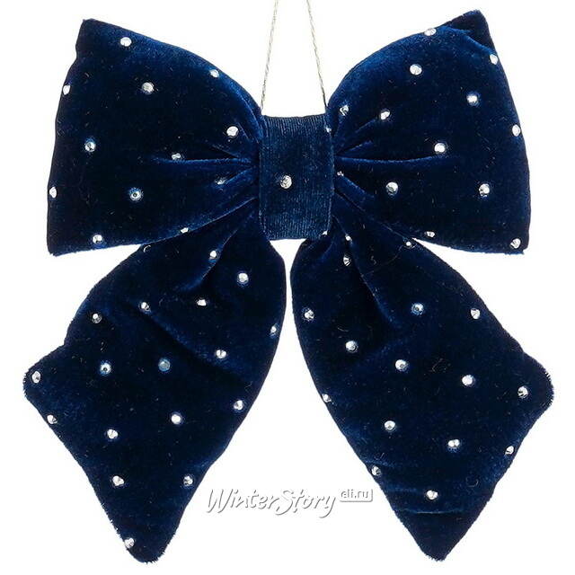 Бант для декора Bomont - Crystal Elegant 17*15 см синий Edelman