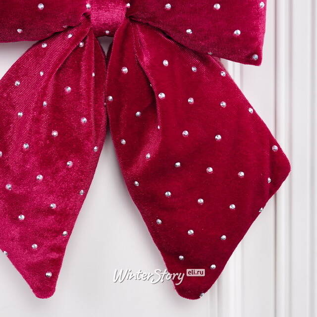 Бант для декора Bomont - Crystal Elegant 23*20 см бордовый Edelman