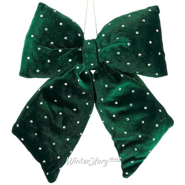 Бант для декора Bomont - Crystal Elegant 23*20 см изумрудный Edelman