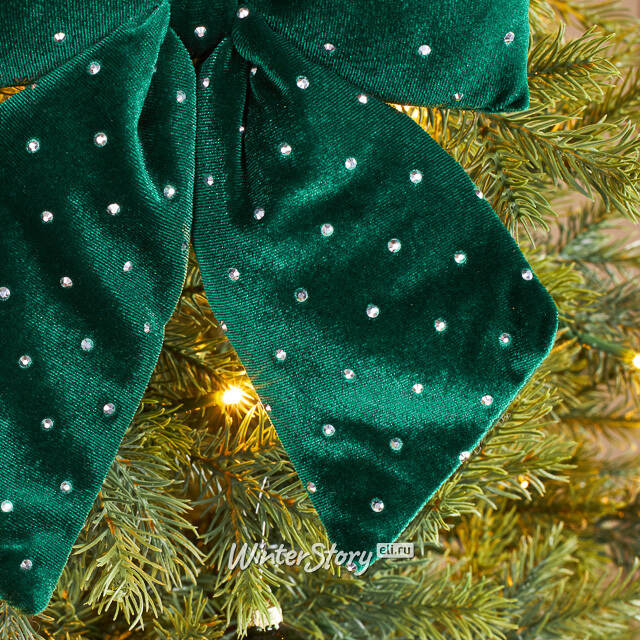 Бант для декора Bomont - Crystal Elegant 23*20 см изумрудный Edelman