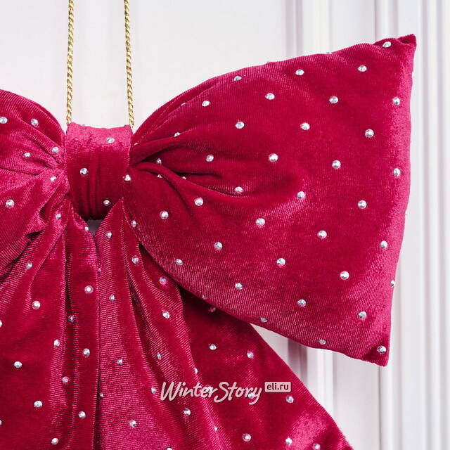 Бант для декора Bomont - Crystal Elegant 34*30 см бордовый Edelman