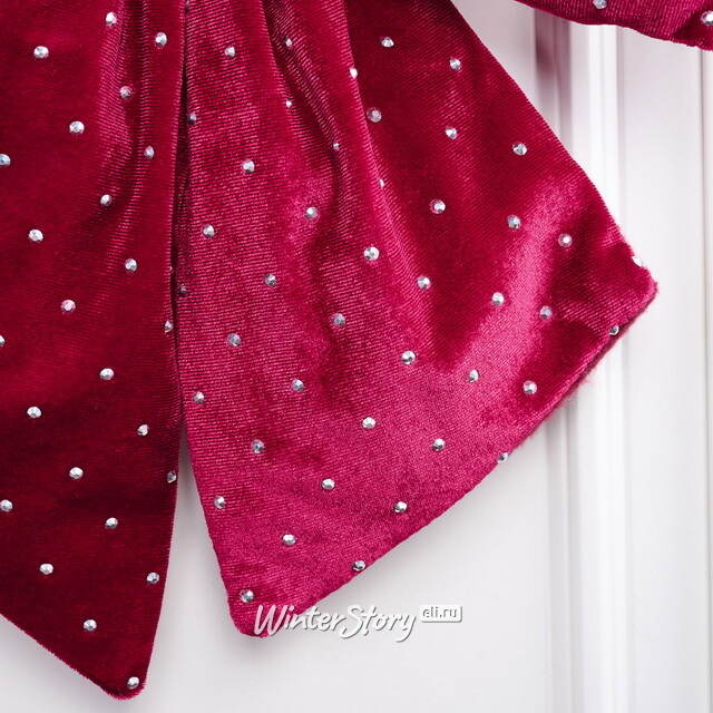 Бант для декора Bomont - Crystal Elegant 34*30 см бордовый Edelman