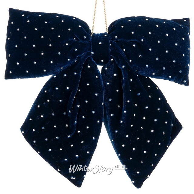 Бант для декора Bomont - Crystal Elegant 34*30 см синий Edelman