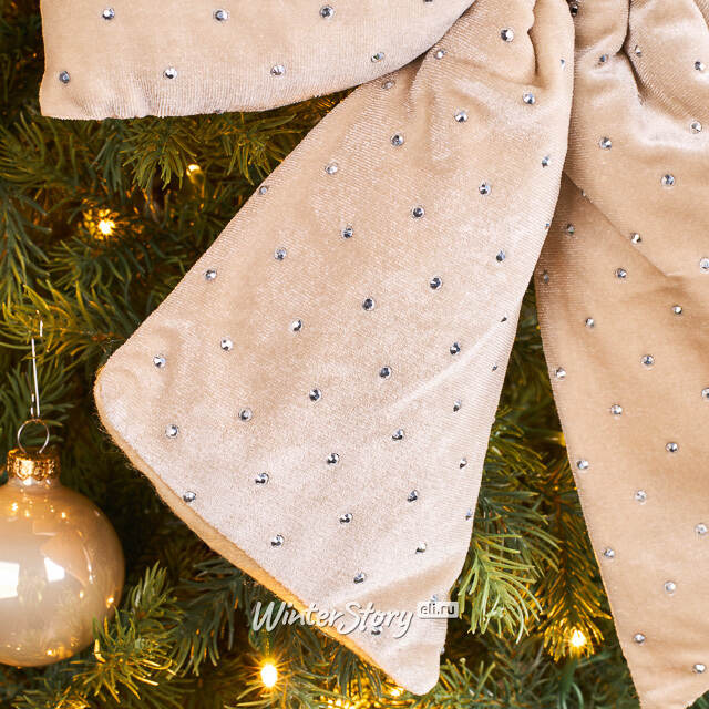 Бант на елку Bomont - Crystal Elegant 34*30 см кремовый Edelman