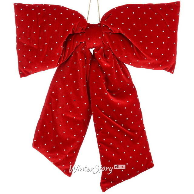 Бант на елку Bomont - Crystal Elegant 50*39 см алый Edelman