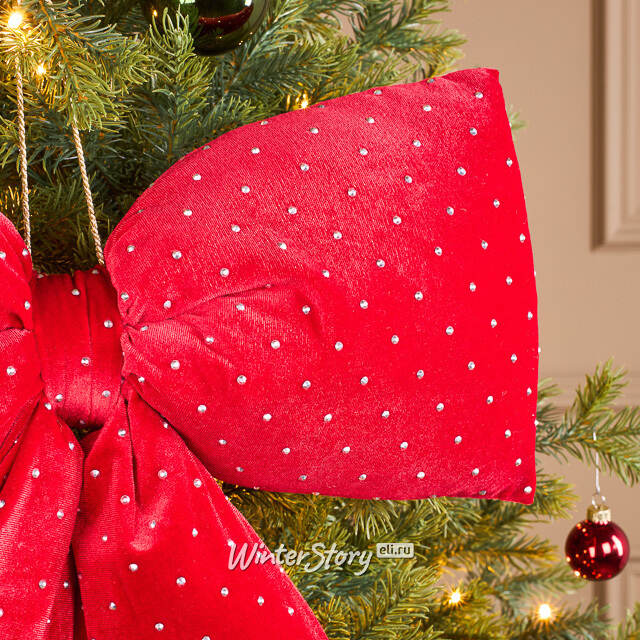 Бант на елку Bomont - Crystal Elegant 50*39 см алый Edelman