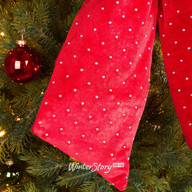 Бант на елку Bomont - Crystal Elegant 50*39 см алый Edelman