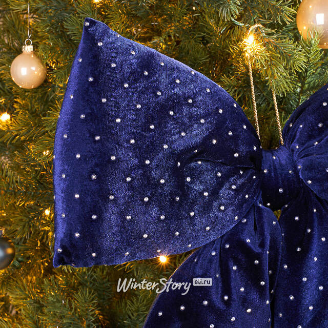 Бант на елку Bomont - Crystal Elegant 50*39 см синий Edelman