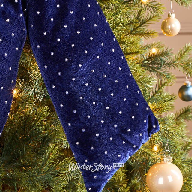 Бант на елку Bomont - Crystal Elegant 50*39 см синий Edelman